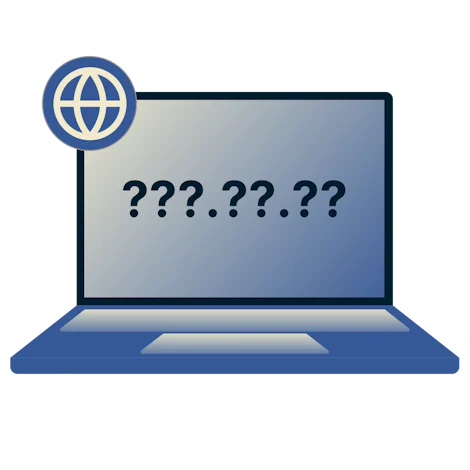 На экранах ноутбука демонстрируется процесс изменения IP-адреса пользователя (до и после).