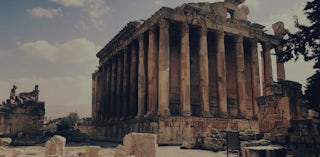 Lebanon Temples of Baalbek ancient ruins