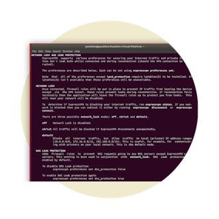 Network Lock for Linux. Lines of code on Linux.